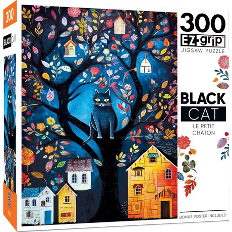 Black Cats - Le Petit Chaton 300 Piece EZ Grip Jigsaw Puzzle by Masterpieces Puzzles - Masterpieces Puzzles - Jigsaw Puzzles - The Puzzle Center