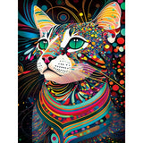 Black Cats - Prismatic Peggy 300 Piece EZ Grip Jigsaw Puzzle by Masterpieces Puzzles - Masterpieces Puzzles - Jigsaw Puzzles - The Puzzle Center