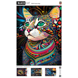 Black Cats - Prismatic Peggy 300 Piece EZ Grip Jigsaw Puzzle by Masterpieces Puzzles - Masterpieces Puzzles - Jigsaw Puzzles - The Puzzle Center