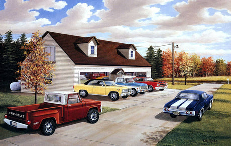 Bob's Toy Shop 550 Piece Vintage Cars Puzzle by SunsOut Puzzles - SunsOut - Jigsaw Puzzles - The Puzzle Center - 