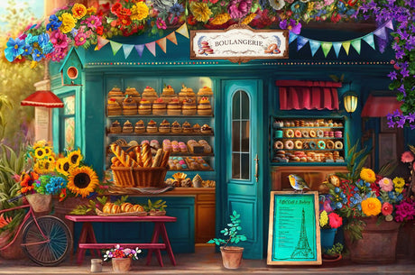 Boulangerie Pastry Shop 500 Piece Jigsaw Puzzle by Springbok Puzzles - Springbok Puzzles - Jigsaw Puzzles - The Puzzle Center - 