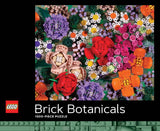 LEGO® puzzle box featuring botanical design with signature LEGO® elements