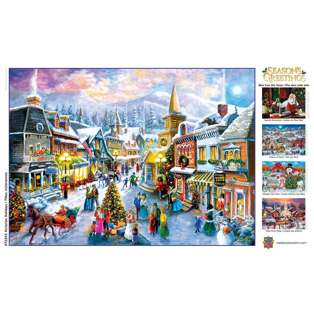 Season's Greetings - Victorian Holidays 1000 Piece Puzzle by MasterPieces