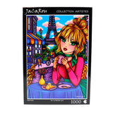 Cafe Paris 1000 Piece Jigsaw Puzzle by JaCaRou Puzzles