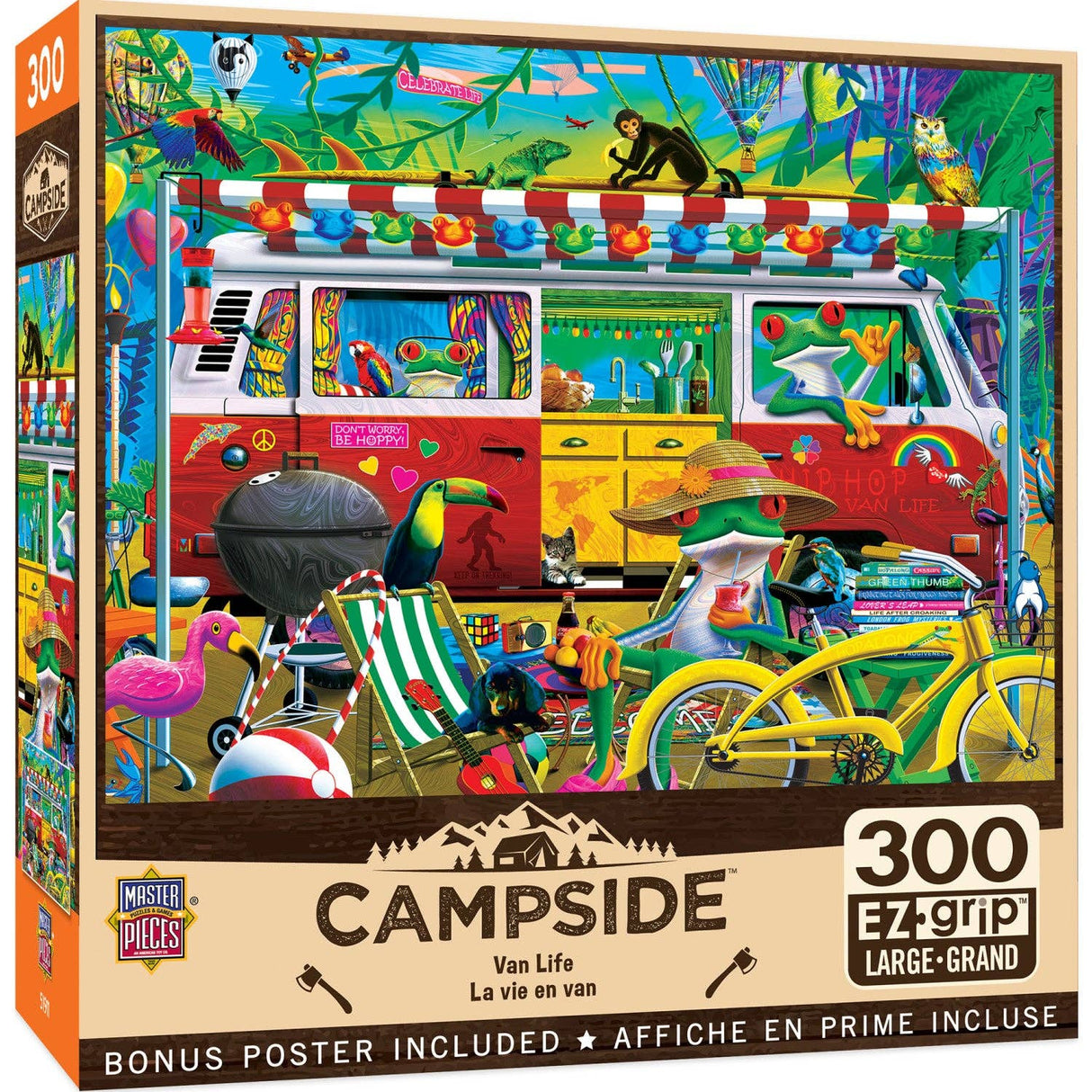 Campside - Van Life 300 Piece EZ Grip Jigsaw Puzzle by Masterpieces Puzzles - Masterpieces Puzzles - Jigsaw Puzzles - The Puzzle Center