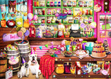 Candy Shop Puzzle - 1000 Piece Bright Jigsaw Puzzle by Brain Tree Games - Brain Tree Games LLC - Jigsaw Puzzles - The Puzzle Center - 