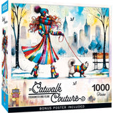 Catwalk Couture - Fashionista and Feline 1000 Piece Jigsaw Puzzle by Masterpieces Puzzles - Masterpieces Puzzles - Jigsaw Puzzles - The Puzzle Center