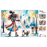 Catwalk Couture - Fashionista and Feline 1000 Piece Jigsaw Puzzle by Masterpieces Puzzles - Masterpieces Puzzles - Jigsaw Puzzles - The Puzzle Center