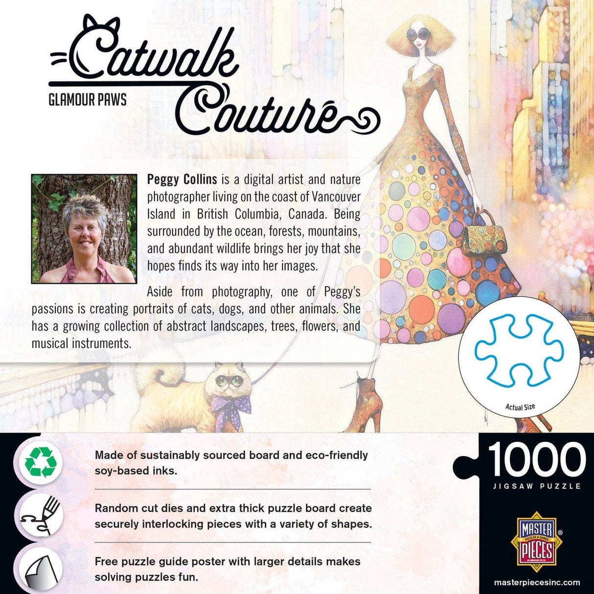 Catwalk Couture - Glamour Paws 1000 Piece Jigsaw Puzzle by Masterpieces Puzzles - Masterpieces Puzzles - Jigsaw Puzzles - The Puzzle Center