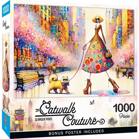 Catwalk Couture - Glamour Paws 1000 Piece Jigsaw Puzzle by Masterpieces Puzzles - Masterpieces Puzzles - Jigsaw Puzzles - The Puzzle Center