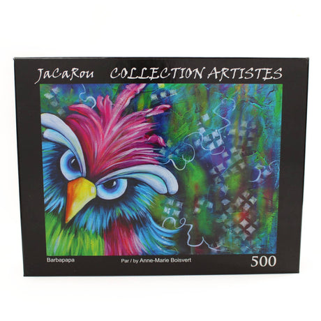 Colorful and abstract 500 piece puzzle by JaCaRou with vibrant art design