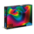 Clementoni Color Boom - Waves 500-piece jigsaw puzzle pieces in box