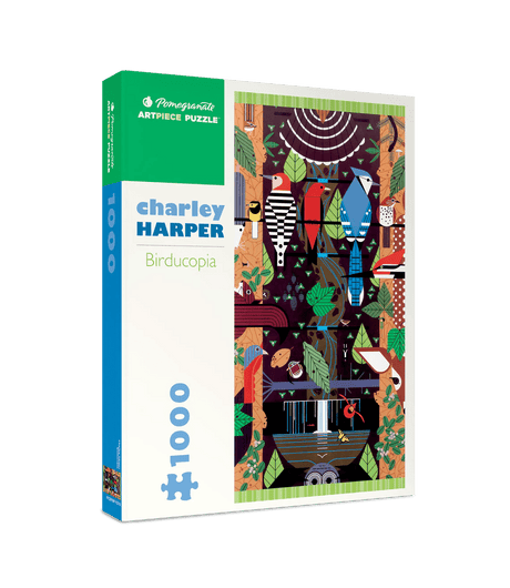 Charley Harper: Birducopia 1000 - piece Jigsaw Puzzle by Pomegranate - Pomegranate - Jigsaw Puzzles - The Puzzle Center - 