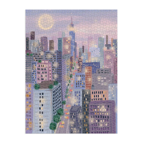 City Lights 1000 Piece Jigsaw Puzzle by Galison Puzzles - Galison - Jigsaw Puzzles - The Puzzle Center