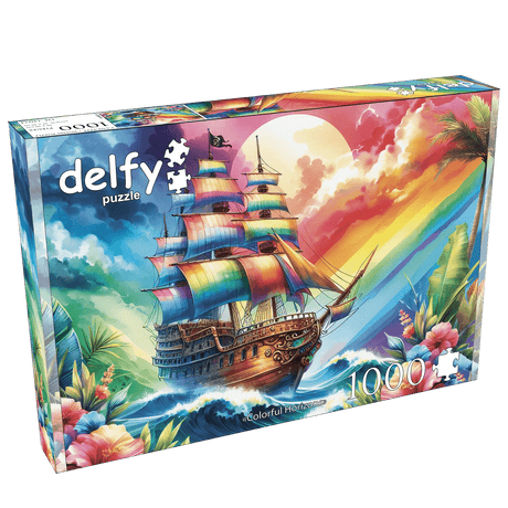 Colorful Horizons 1000 Piece Jigsaw Puzzle by Delfy Puzzles - Delfy - Jigsaw Puzzles - The Puzzle Center