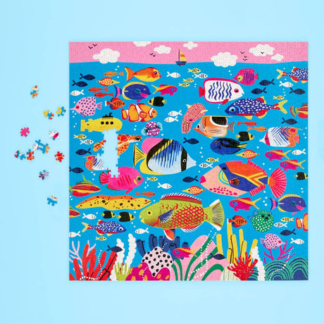 Colorful Ocean 1000 Piece Jigsaw Puzzle by WerkShoppe Puzzles - WerkShoppe - Jigsaw Puzzles - The Puzzle Center