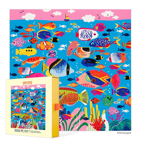 Colorful Ocean 1000 Piece Jigsaw Puzzle by WerkShoppe Puzzles - WerkShoppe - Jigsaw Puzzles - The Puzzle Center