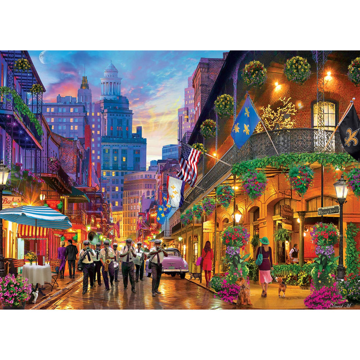 Colorscapes - New Orleans Style 1000 Piece Puzzle by Masterpieces Puzzles - Masterpieces Puzzles - Jigsaw Puzzles - The Puzzle Center