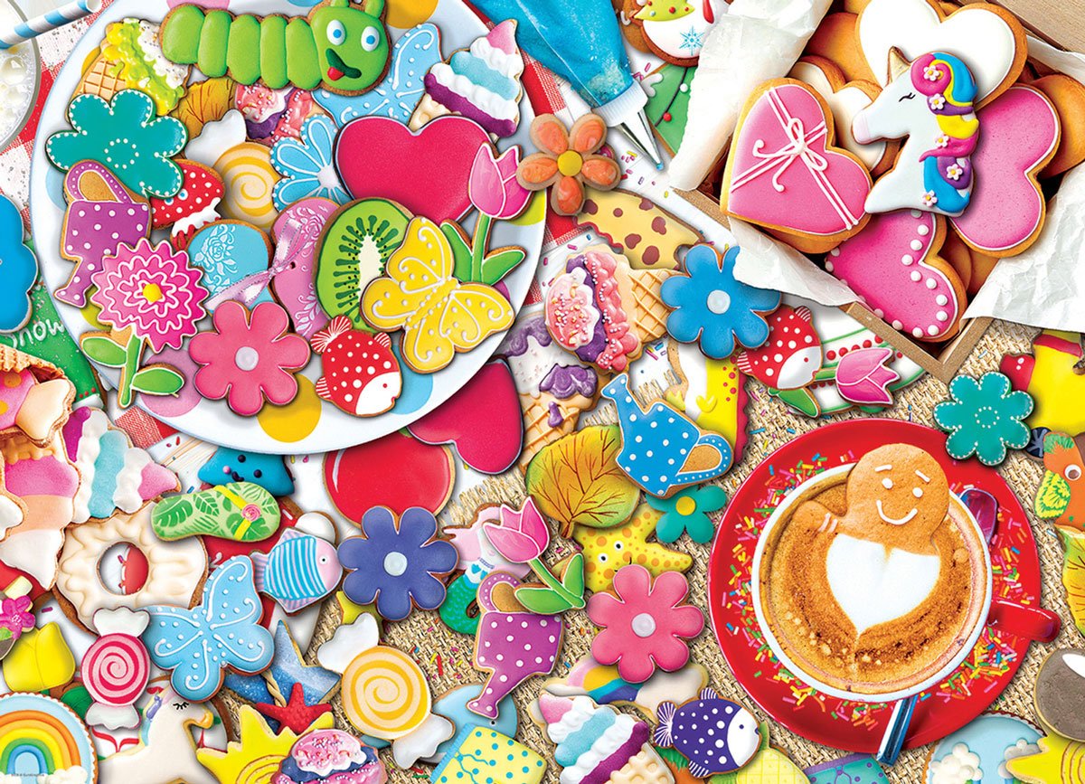 Cookie Party 1000 - Piece Jigsaw Puzzle in Collectible Tin by Eurographics - Eurographics - Jigsaw Puzzles - The Puzzle Center - 