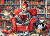 Cozy Reading Time 1000 Piece Jigsaw Puzzle by Delfy Puzzles - Delfy - Jigsaw Puzzles - The Puzzle Center