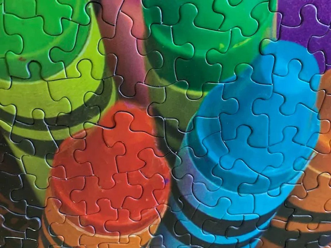 Crayola Twist 500 Piece Jigsaw Puzzle by Springbok Puzzles - Springbok Puzzles - Jigsaw Puzzles - The Puzzle Center - 