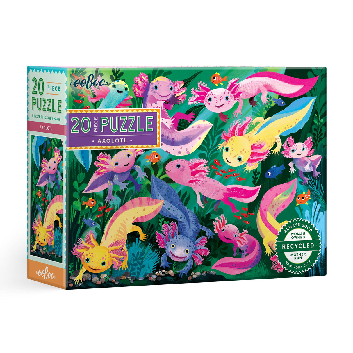 Axolotl ABC 20 Piece Puzzle by eeBoo