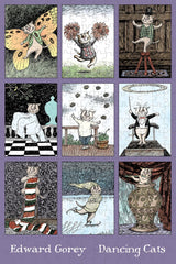 Dancing Cats 300 - Piece Jigsaw Puzzle - Edward Gorey by Pomegranate - Pomegranate - Jigsaw Puzzles - The Puzzle Center - 