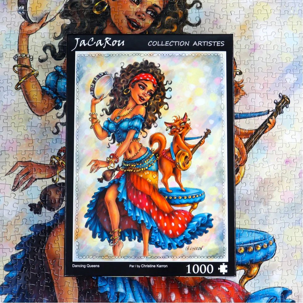 Dancing Queens 1000 Piece Puzzle by JaCaRou Puzzles - JaCaRou Puzzles Inc. - Jigsaw Puzzles - The Puzzle Center - 