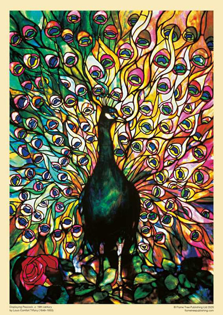 Displaying Peacock 1000 Piece Jigsaw Puzzle by Flame Tree - Flame Tree - Jigsaw Puzzles - The Puzzle Center - 