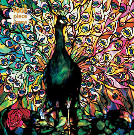 Displaying Peacock 1000 Piece Jigsaw Puzzle by Flame Tree - Flame Tree - Jigsaw Puzzles - The Puzzle Center - 