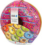 Donut Rainbow Shaped Tin 550 Piece Puzzle by Eurographics - Eurographics - Jigsaw Puzzles - The Puzzle Center - 