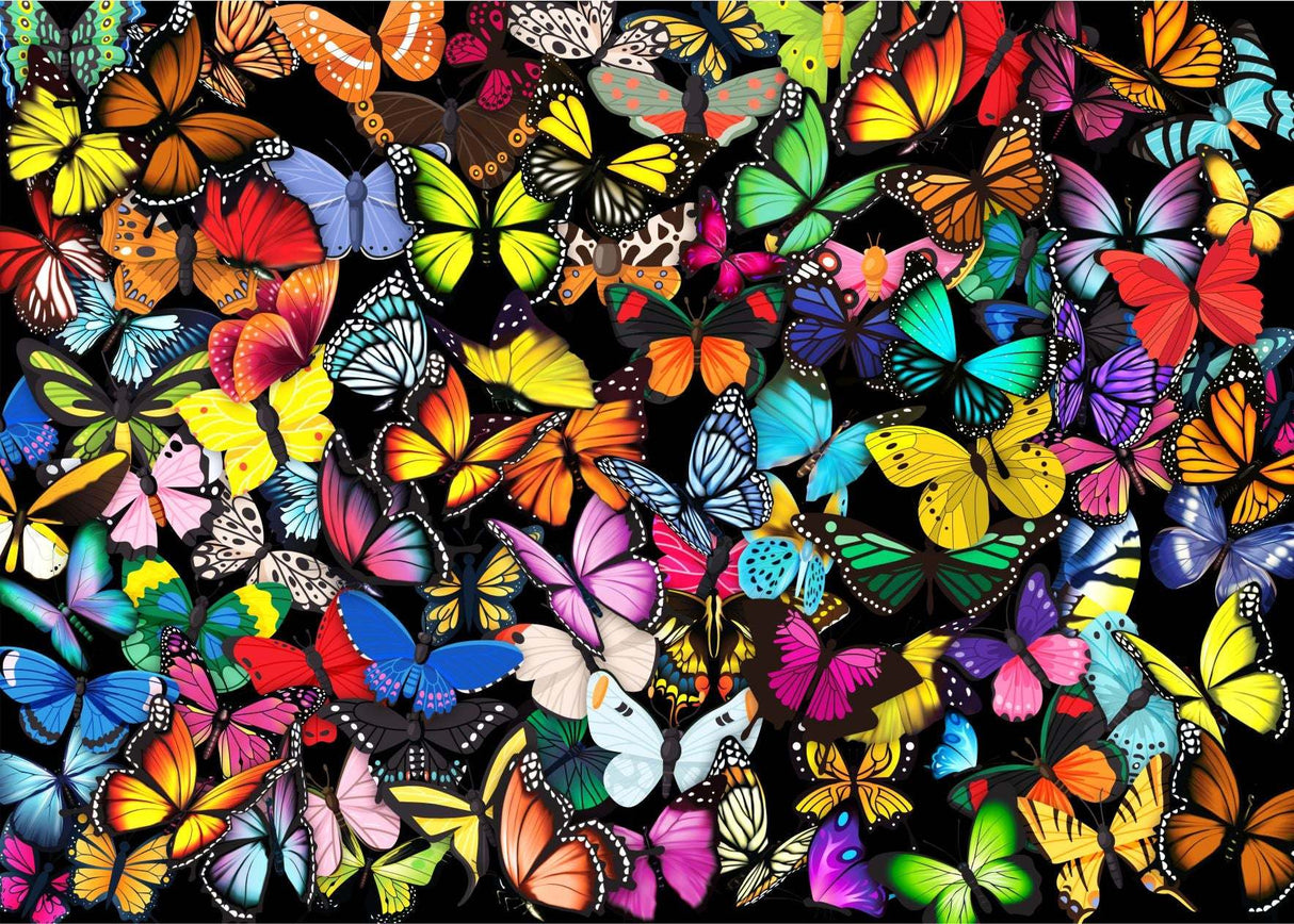 Unique Butterflies Jigsaw Puzzles 1000 Piece by Brain Tree