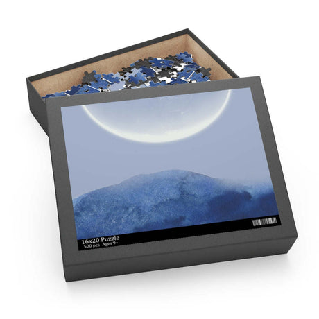 Jigsaw Puzzle 500 Piece - View of the Moon by Onetify