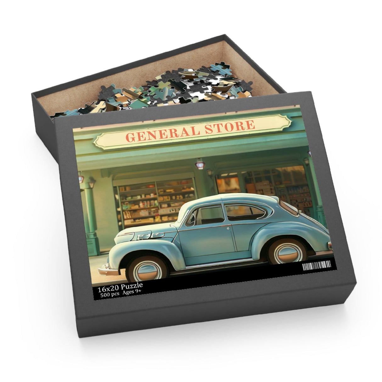 Retro General Store Front Jigsaw Puzzle 500-Piece by Onetify
