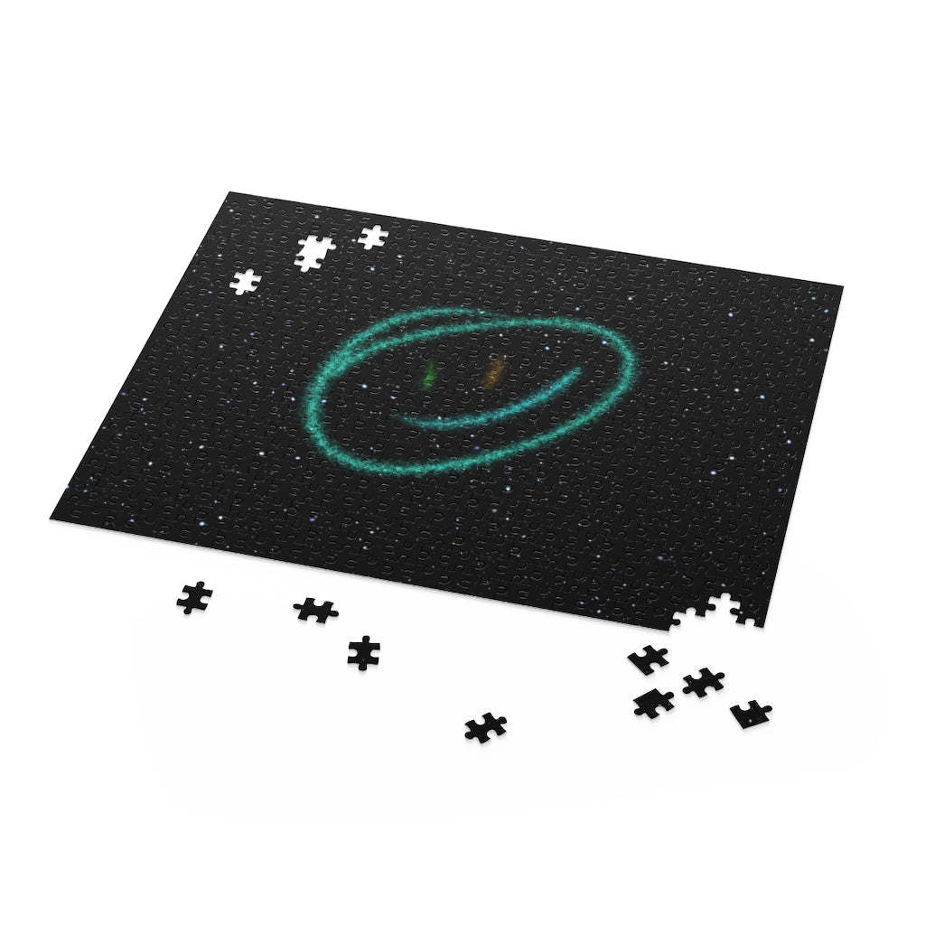 Jigsaw Puzzle 500 Piece - Smiley Face in Space by Onetify