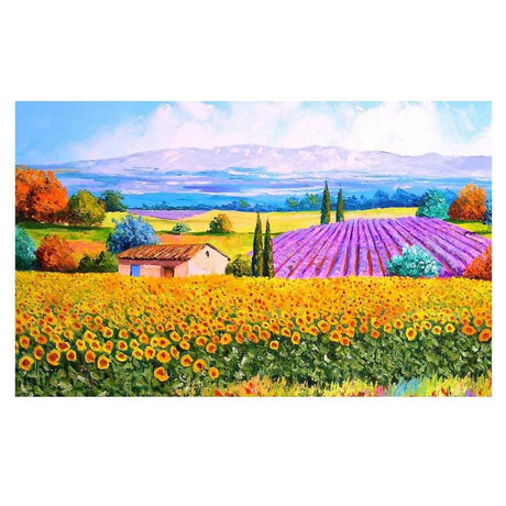 Jigsaw Puzzle flowers and colorful scenery