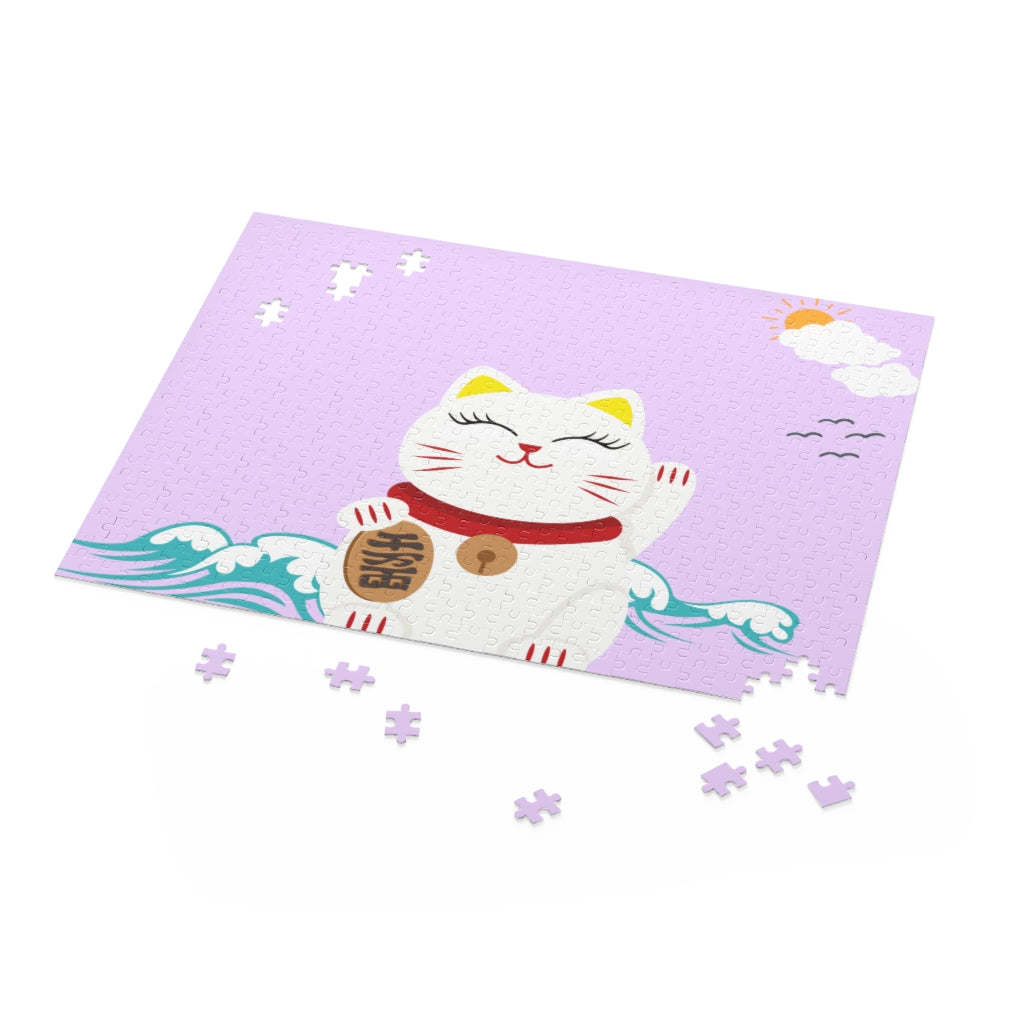 Lucky Cat Jigsaw Puzzle 500-Piece by Onetify