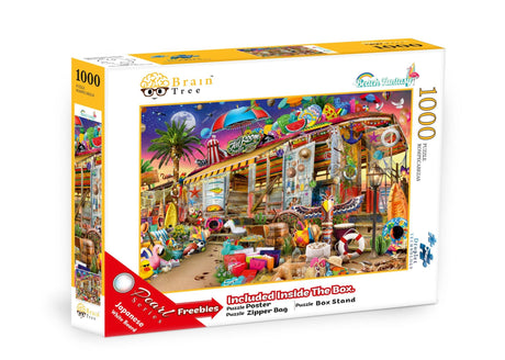Beach Fantasy 1000 Piece jigsaw puzzle has a lot of variety going on and is fun to put together. 