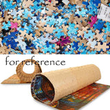 500 Piece Jigsaw Puzzle Wooden Art - Colorful Flowers