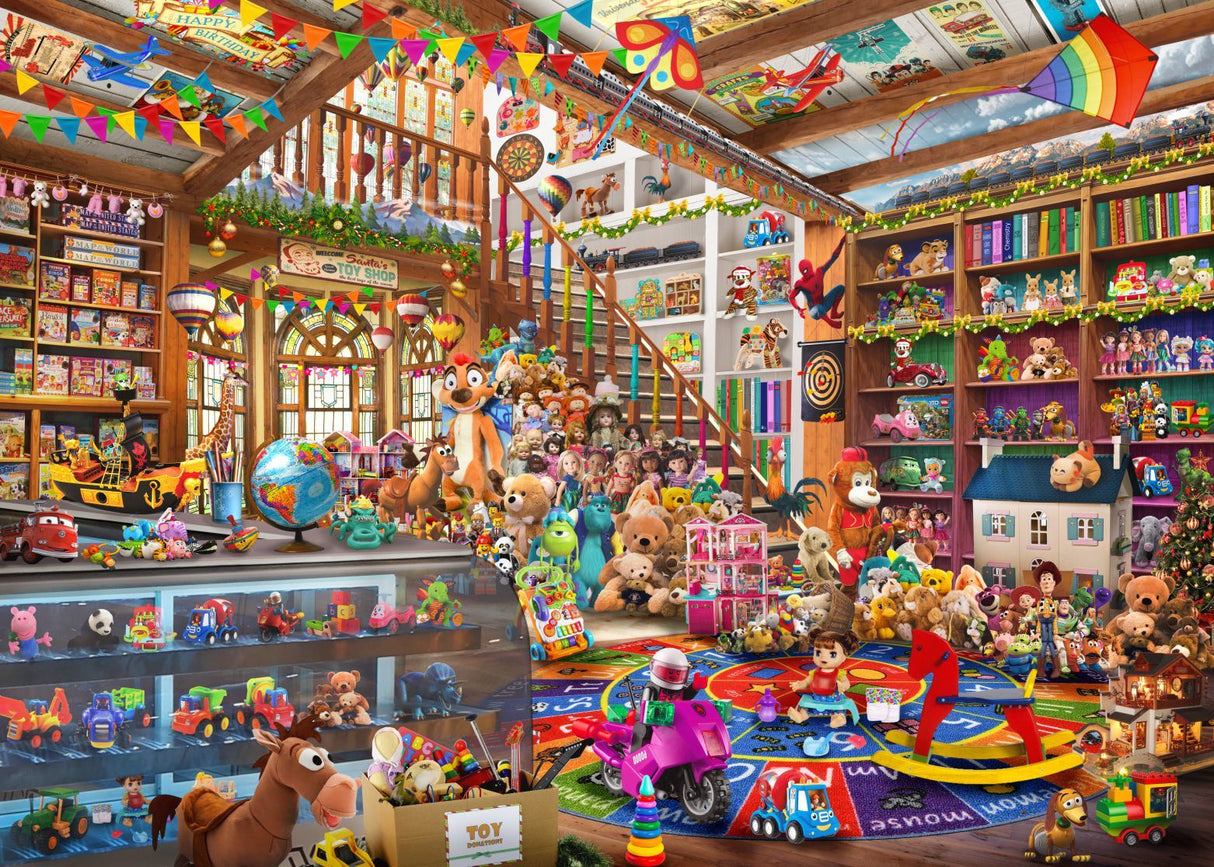 Jigsaw Puzzles 1000 Piece - Toy Shopping by Brain Tree
