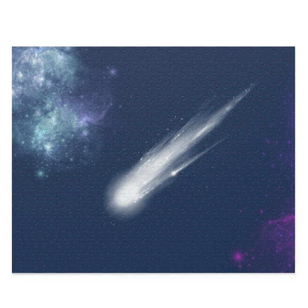 Jigsaw Puzzle 500 Piece - Universe with Darting Comet by Onetify