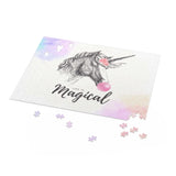 Jigsaw Puzzle 500 Piece - Unicorn Life is Magical by Onetify