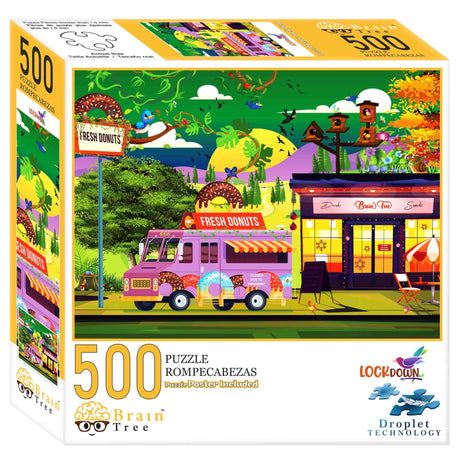 Lockdown Puzzle - 500 Piece Thought-Provoking Jigsaw Puzzle by Brain Tree Games