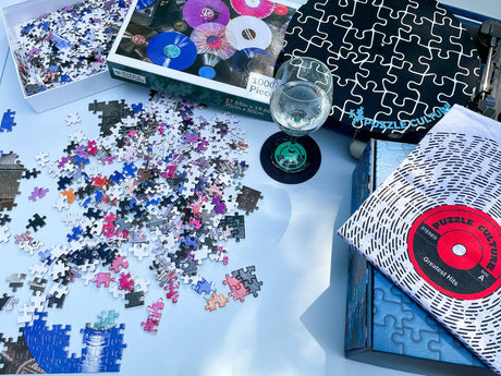 Vinyl Colors Puzzle by Puzzle Culture - 1000 Piece Jigsaw Puzzle
