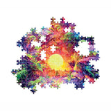 Color Boom - Psychedelic Jungle Sunrise, 500 piece Puzzle by Clementoni