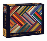 Pendleton Patterns 1000-piece puzzle featuring a bold, modern design with vibrant colors