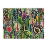 Completed Houseplant Jungle puzzle by Galison showcasing 51 different houseplant leaves