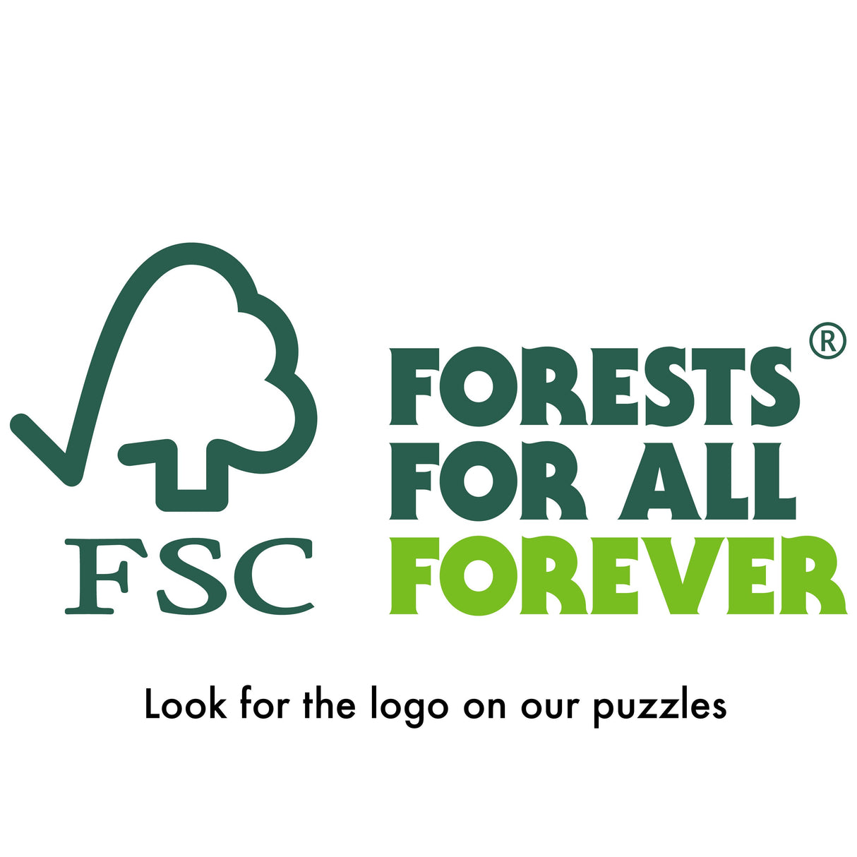 Forests for all Sustainable puzzles by Cloudberries