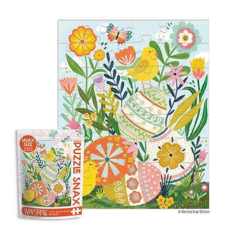 Easter Garden 48 Piece Jigsaw Puzzle Snax by WerkShoppe Puzzles - WerkShoppe - Jigsaw Puzzles - The Puzzle Center