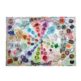 Completed gemstone puzzle with a kaleidoscopic design for kids ages 5+ by eeBoo Piece and Love